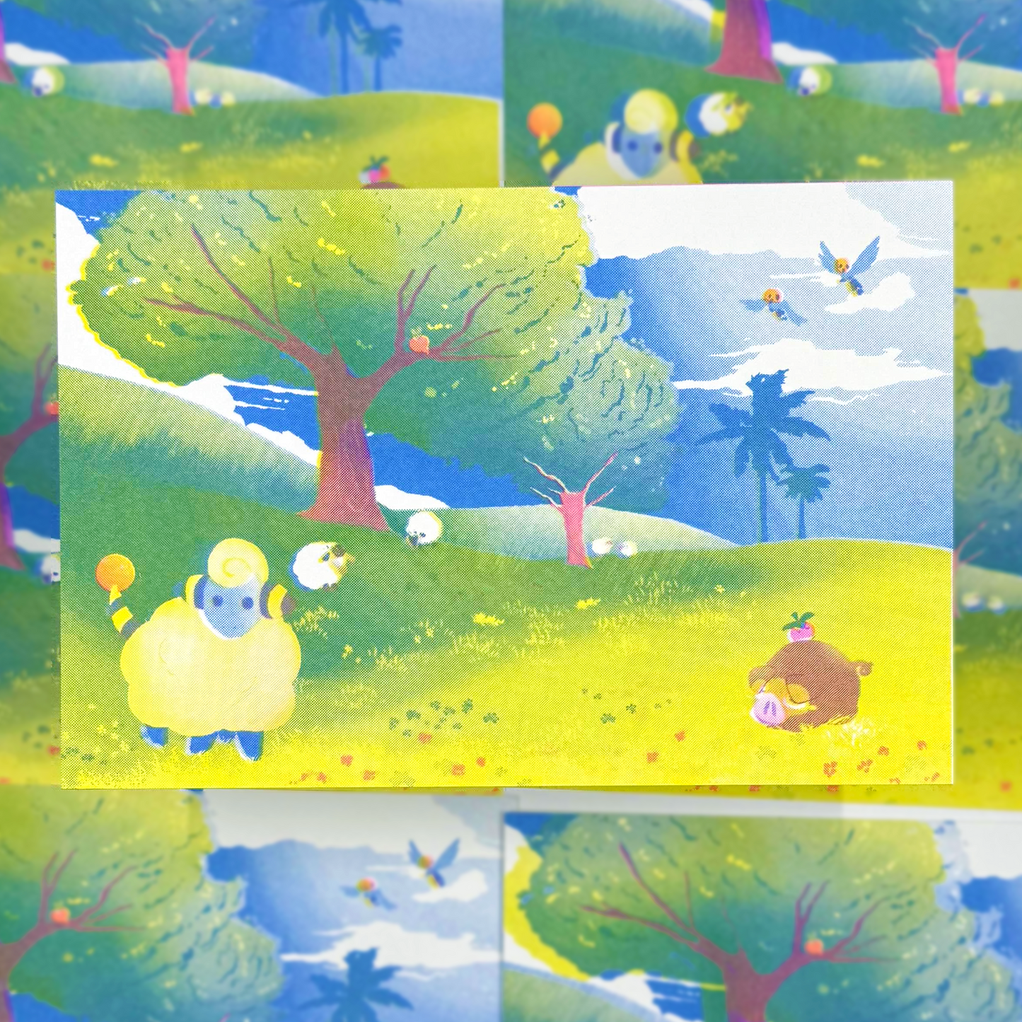 Poke Mini Riso Prints
