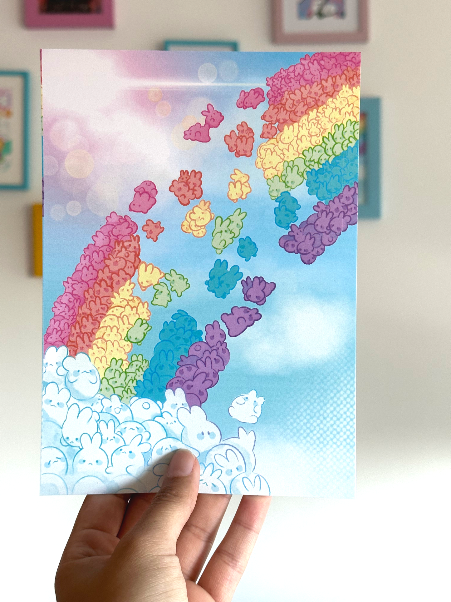 Rainbunny Print