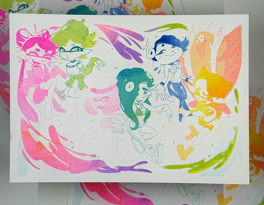 Idolsfest Riso Print