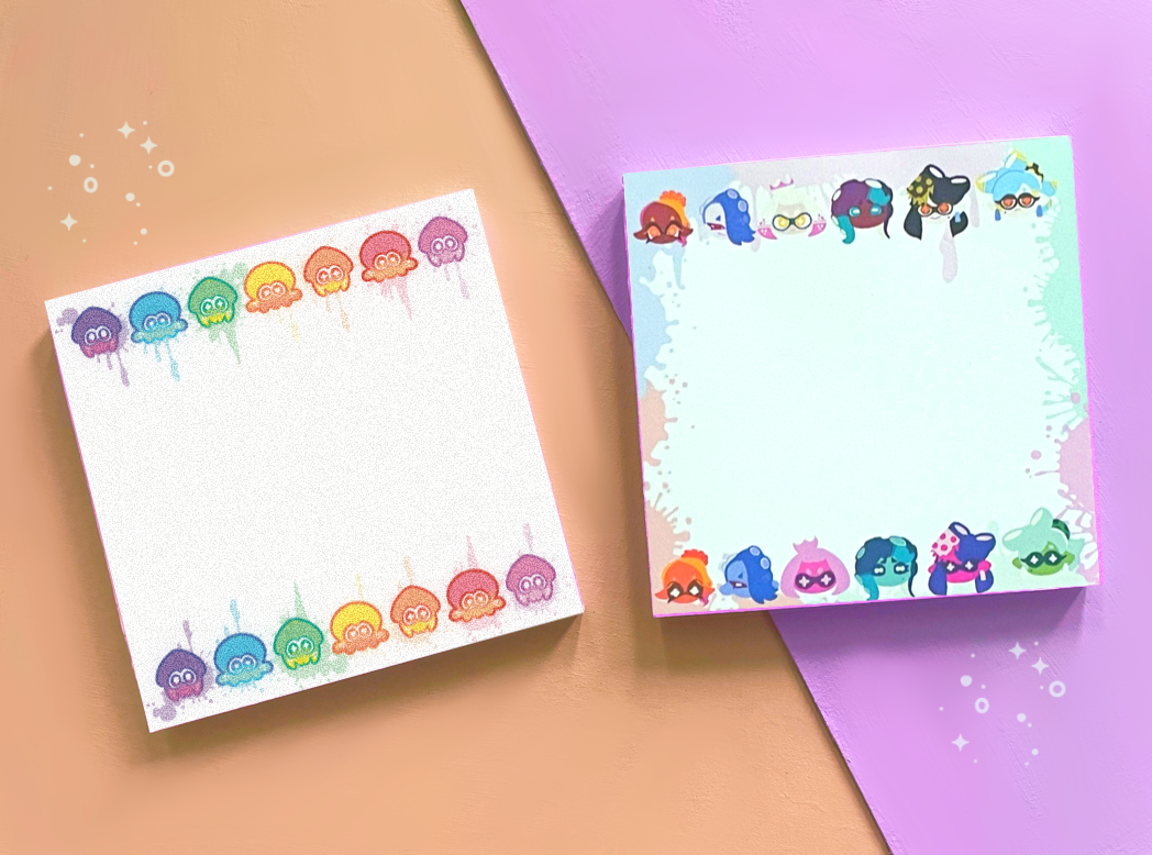 Rainbow Ink Memopads