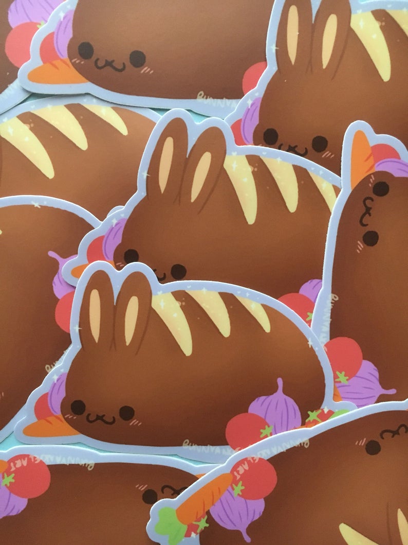 Bunny Bakery Stickers