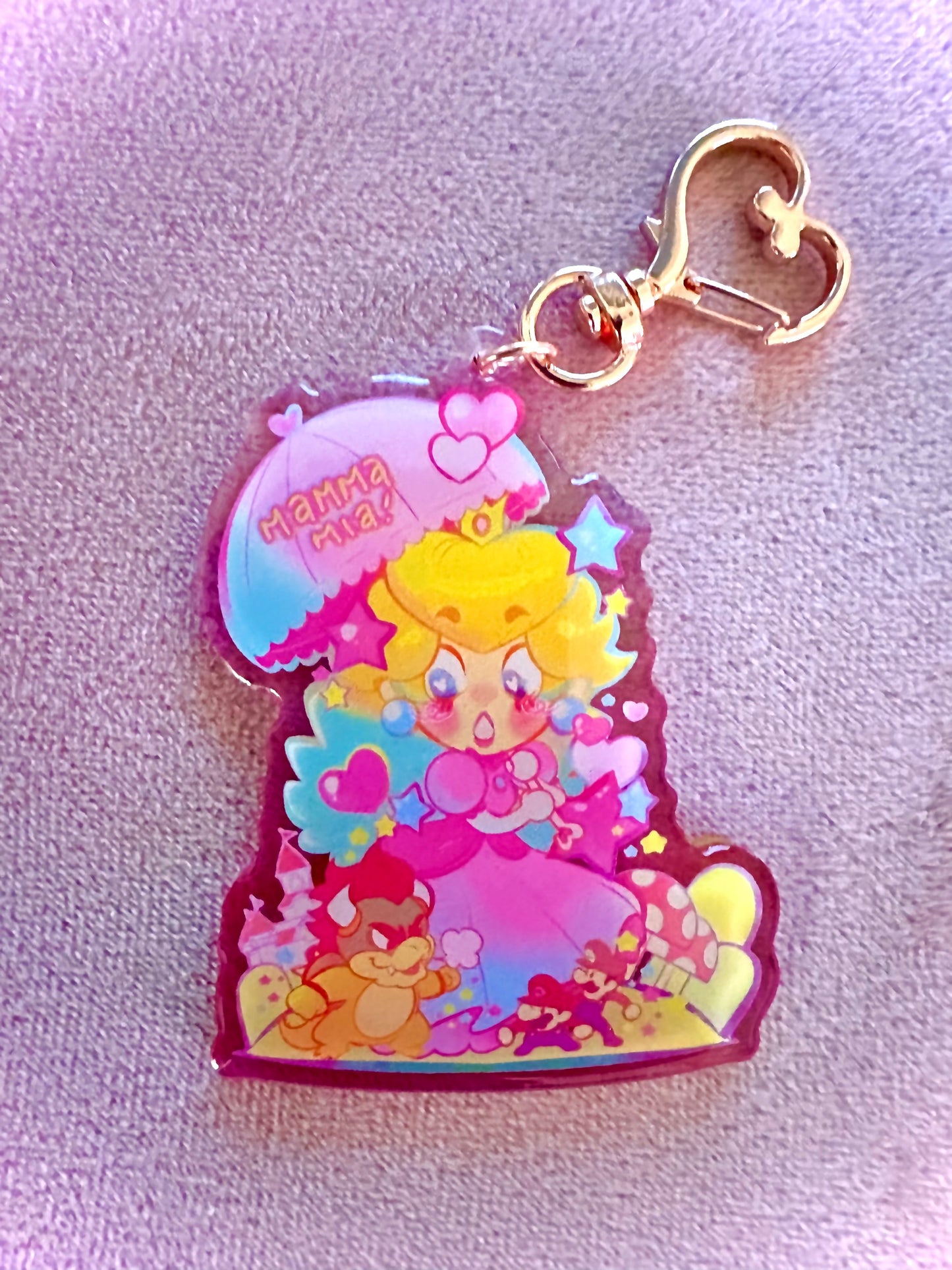 Mushroom Princess Charm