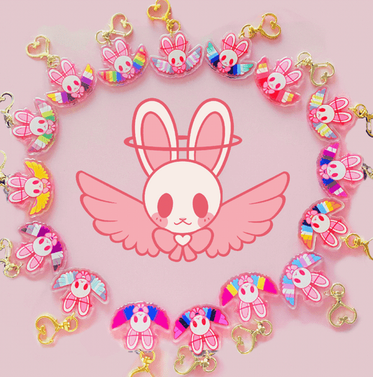 Pride Bunny Charms