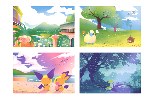 Poke Mini Riso Prints