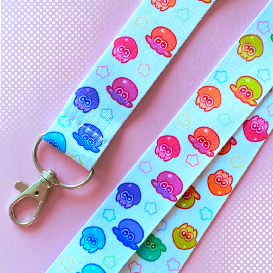 [Preorder] Rainbow Ink Wallet/Lanyard
