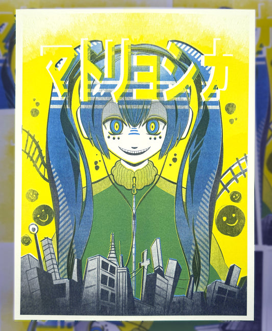 Matryoshka Riso Print