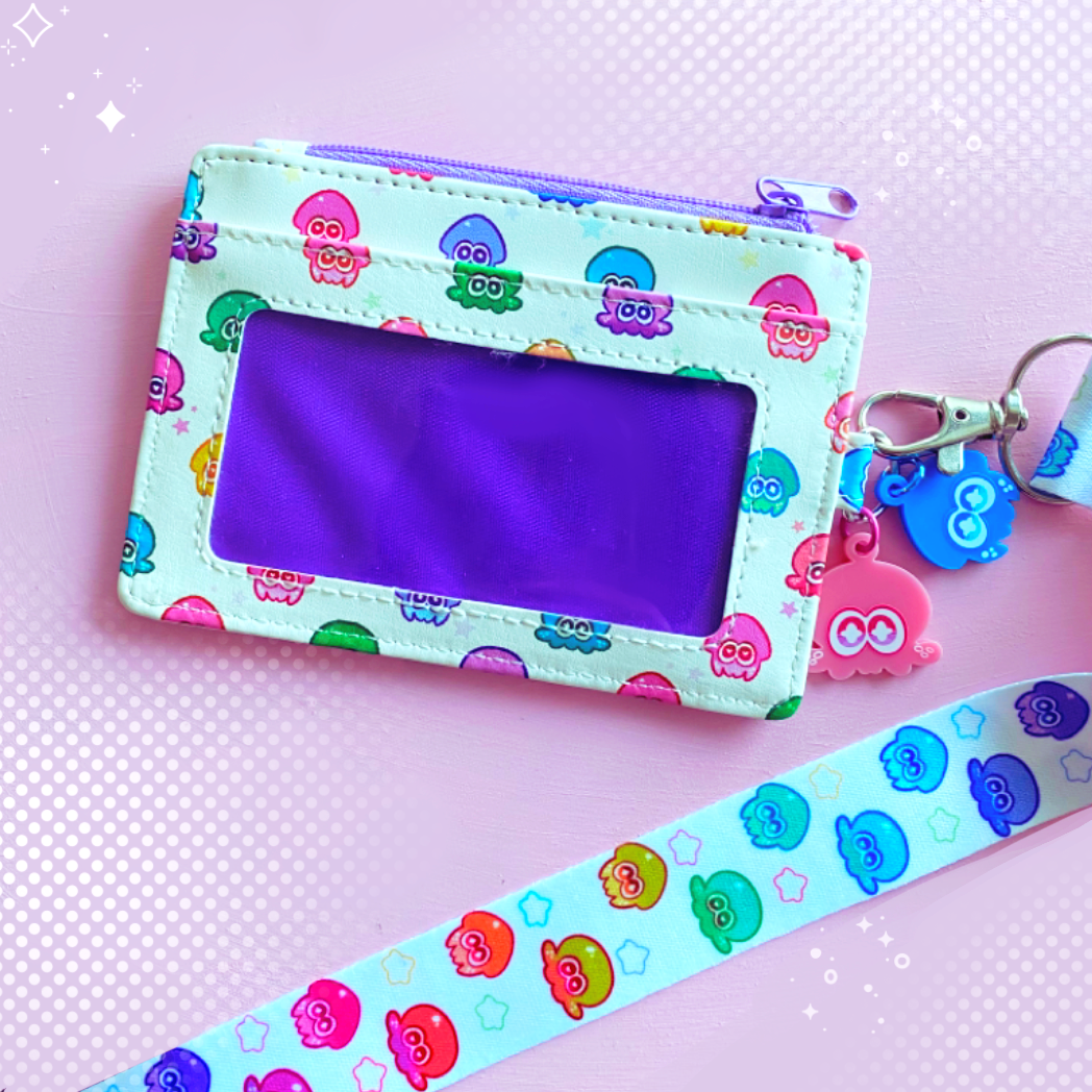 [Preorder] Rainbow Ink Wallet/Lanyard