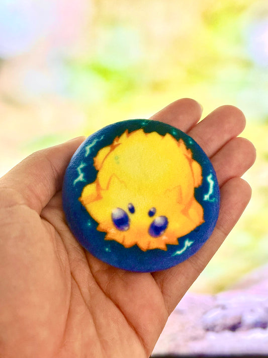Zappy Spider Plush Button
