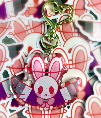 Pride Bunny Charms
