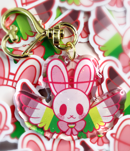 Pride Bunny Charms