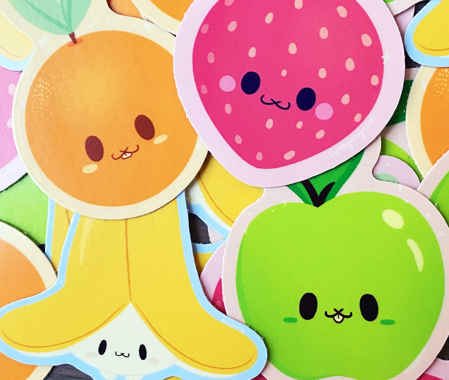 Bunny Fruit Salad stickers
