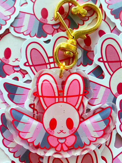Pride Bunny Charms