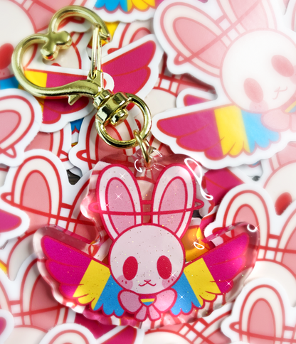 Pride Bunny Charms