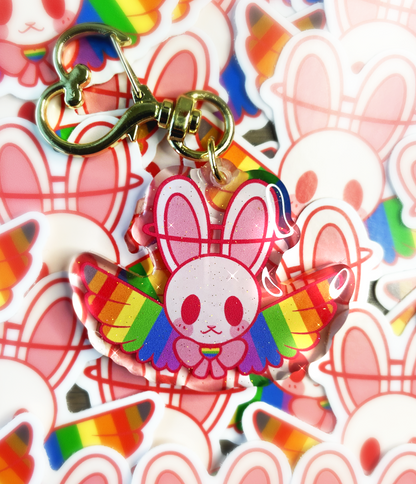 Pride Bunny Charms